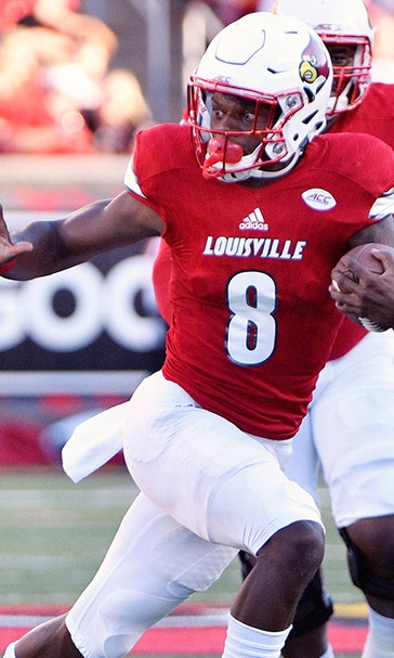 Lamar Jackson sets Louisville record with eight TDs, but one element missing in his game